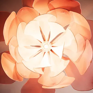 Suspension LED Lou Lou de By Rydéns en Rose – photo produit 2 sur 2