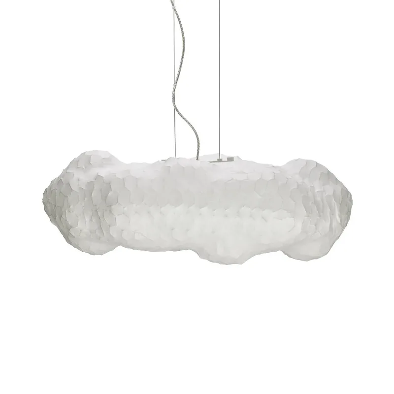 Pendel Nuevo, vit, polyresin, metall, E27 från By Rydéns i Vit, Mässing – produktbild