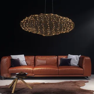 Hayden LED-hængelampe, 115 cm fra By Rydéns i Guld – produktbillede 4 af 5