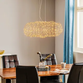 Hayden LED-hængelampe, 76 cm fra By Rydéns i Guld – produktbillede 1 af 5