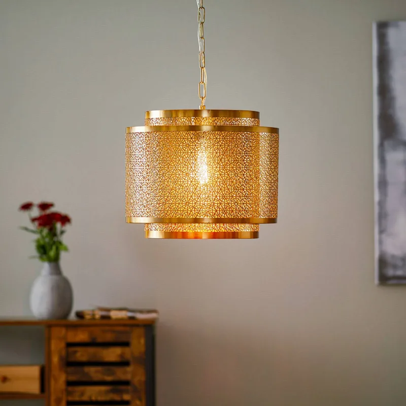 Hermine Suspension Ø34 cm Laiton de By Rydéns en Mat messing – photo produit 2 sur 5