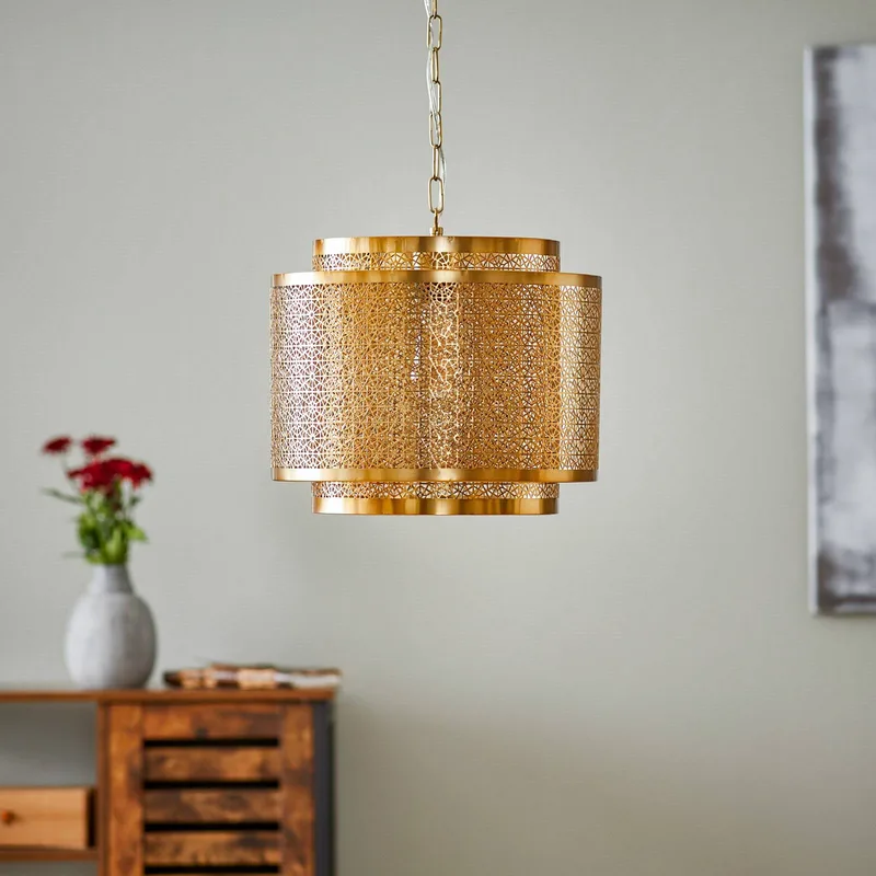 Hermine Suspension Ø34 cm Laiton de By Rydéns en Mat messing – photo produit 3 sur 5