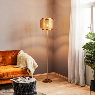 Hermine lampadaire, laiton de By Rydéns en Mat messing – photo produit 2 sur 5