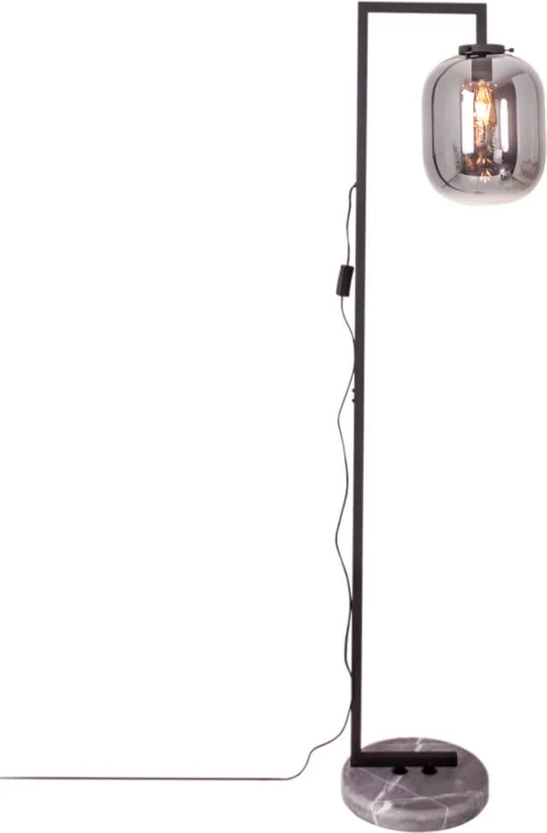 Leola Lampadaire Black/Smoke Grey de By Rydéns en Smoke – photo produit