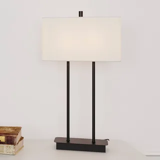 Luton tafellamp, wit/zwart, 56cm van By Rydéns in Wit, Zwart – productfoto 1 van 3