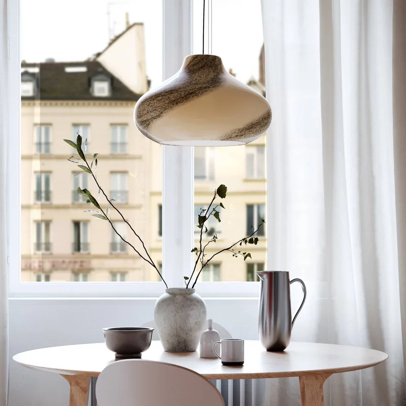 Mira Pendelleuchte Ø45 Nature von By Rydéns in Natur, Beige, Schwarz – Produktfoto 3 von 3