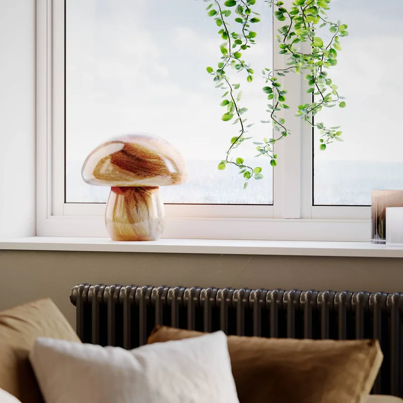 Mira Mushroom Tischleuchte Natural von By Rydéns in Natuurlijk, Braun – Produktfoto 2 von 2