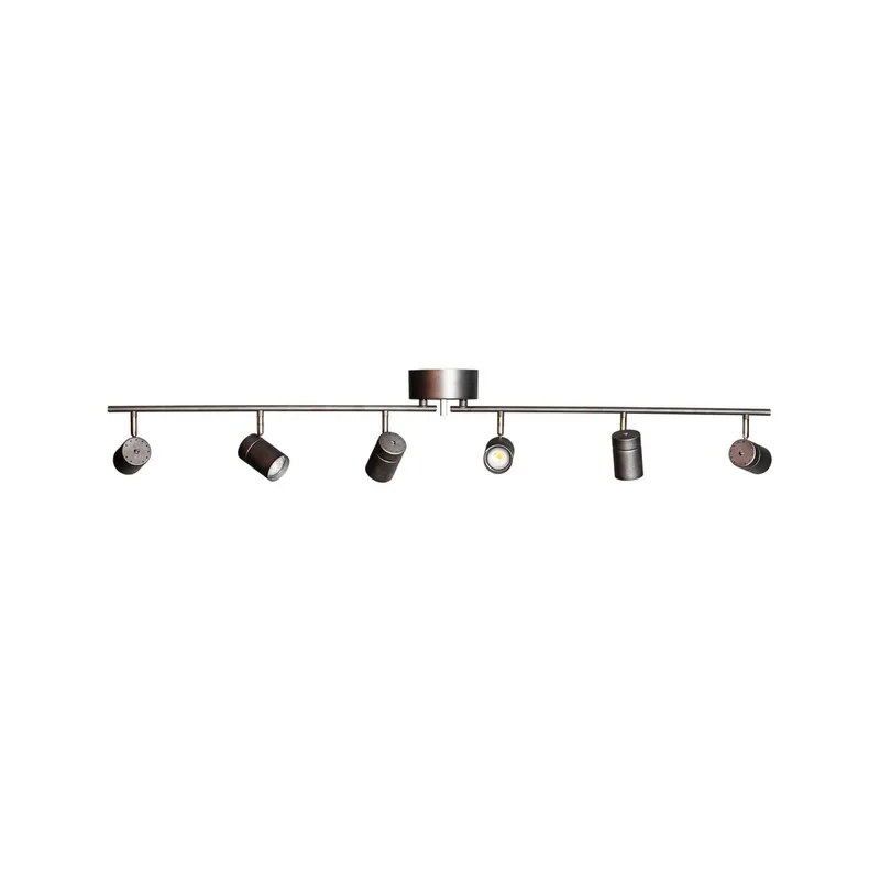 plafondlamp Correct, 6-lamps, metaal, GU10 från By Rydéns i Grå – produktbild