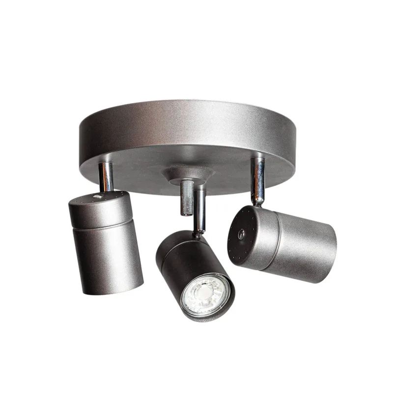plafondspot Correct, 3-lamps van By Rydéns in Grijs – productfoto