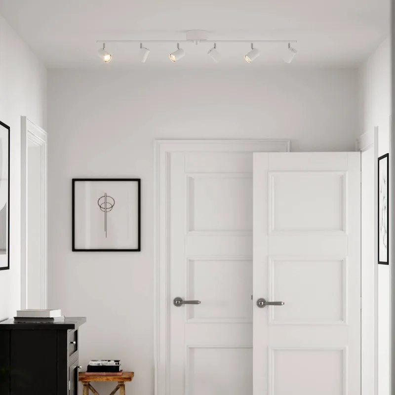 Plafondspot Correct 6-lamps, metaal, GU10 by By Rydéns in White – product photo