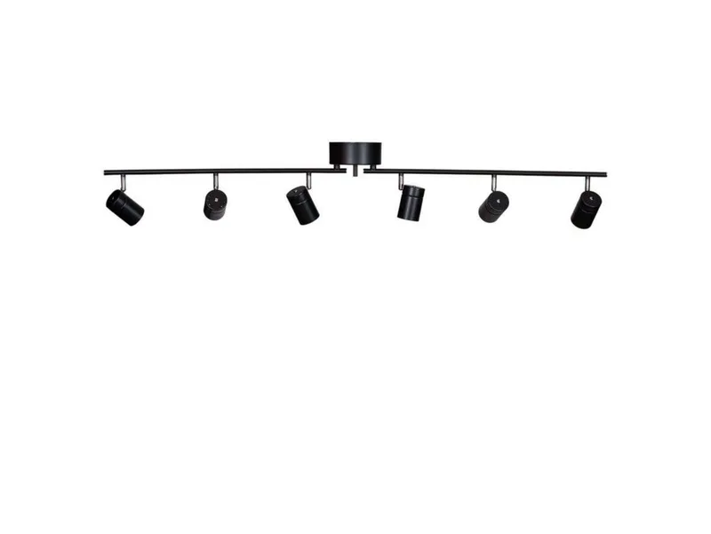 Loftspot Correct, 6 lamper, metal, GU10 fra By Rydéns i Sort – produktbillede