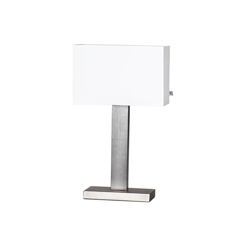 Prime Tischlampe Höhe 47cm nickel/weiß von By Rydéns in Nikkel, Weiß – Produktfoto