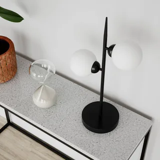 Lampe à poser Punto, intensité lumineuse variable de By Rydéns en Noir, Blanc – photo produit 3 sur 3