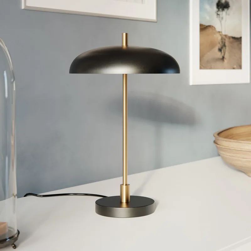 Shelby Lampe de Table Matt Black/Gold de By Rydéns – photo produit
