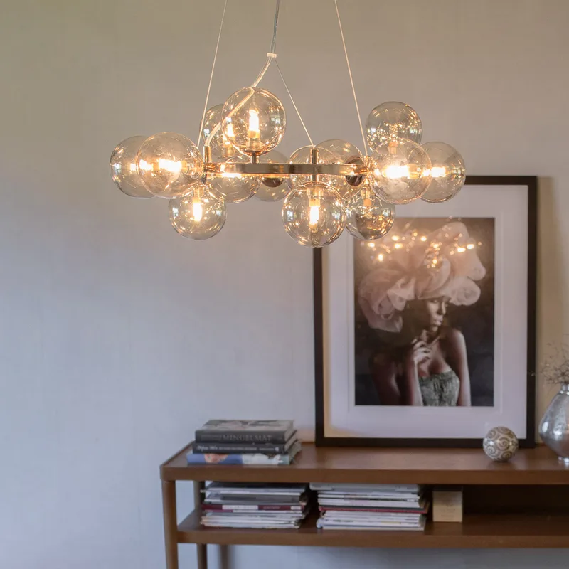 Splendor Pendelleuchte Bernstein von By Rydéns – Produktfoto