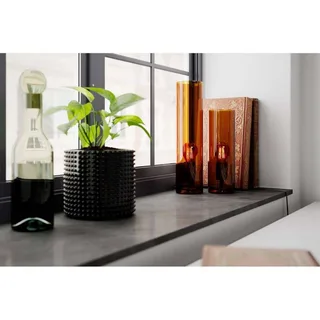 Lampe de table Flake, hauteur 30 cm, verre, E27 de By Rydéns en Cognac – photo produit 3 sur 4