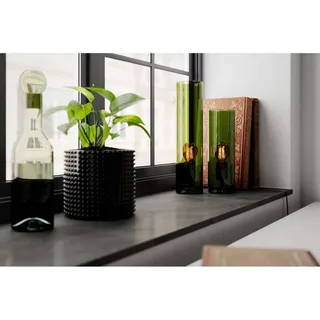 Lampe de table Flake, hauteur 40 cm, verre, E27 de By Rydéns en Vert – photo produit 1 sur 3