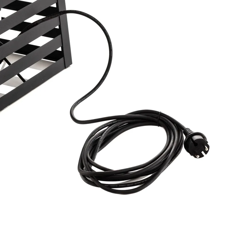 Terraslamp Yankton in lantaarnvorm van By Rydéns in Zwart, Transparant – productfoto 4 van 4