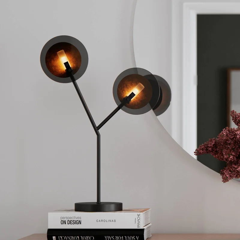 Lampe à poser LED dimmable Turno de By Rydéns en Mat zwart – photo produit 1 sur 2