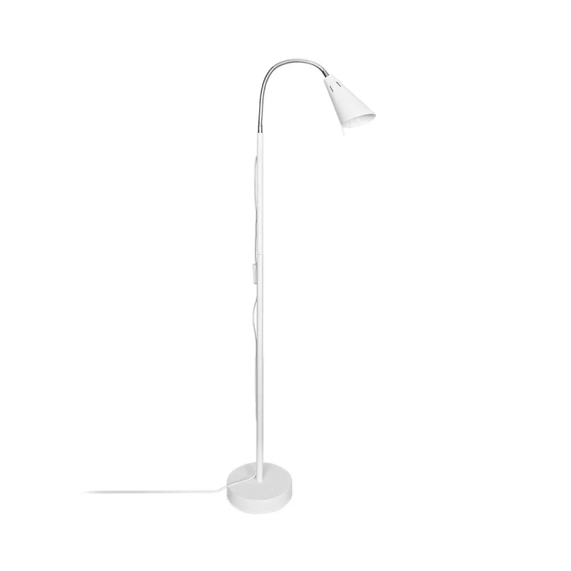 vloerlamp Best, zandwit, hoogte 140 cm, E14 fra By Rydéns i Hvid – produktbillede