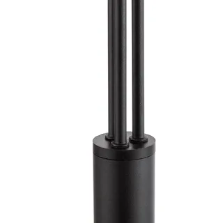 vloerlamp Foggy, 3-lamps, zwart van By Rydéns in Zwart, Grijs, Wit – productfoto 4 van 5