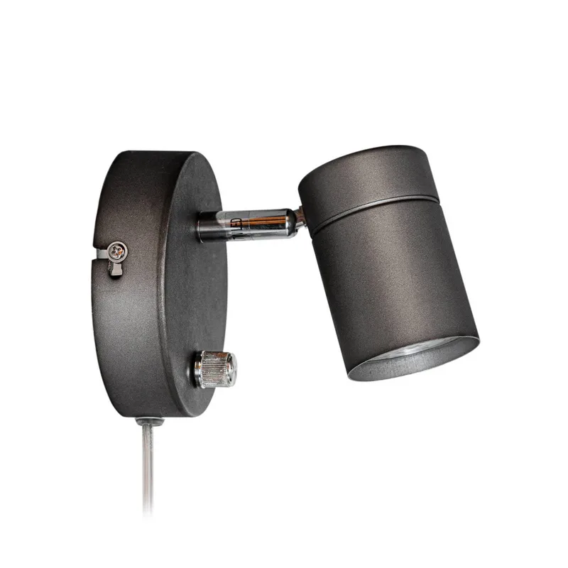 wandlamp Correct, metaal, GU10 van By Rydéns in Grijs – productfoto