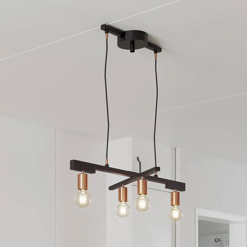 Lampe à suspension Zeona Noir mat de By Rydéns en Zandzwart – photo produit 1 sur 3