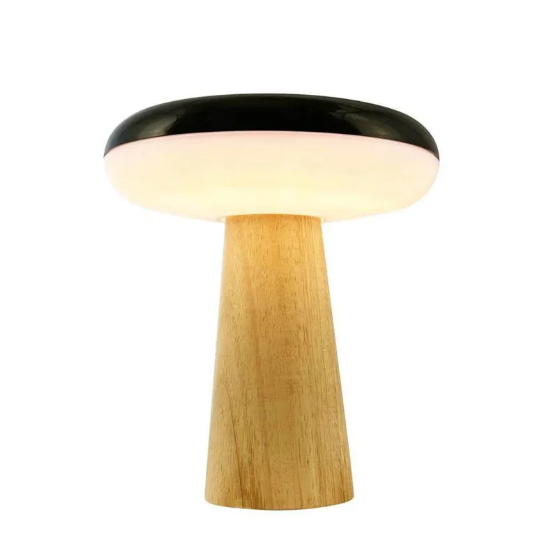 2 Ways tragbare LED-Akku-Tischleuchte, Holz von Dyberg Larsen – Produktfoto