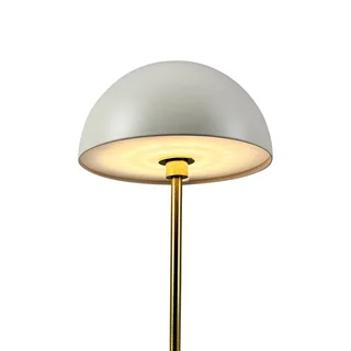 ALONG LED mini tafellamp beige/messing – set van 3 de Dyberg Larsen en Beige, Laiton – photo produit 4 sur 5