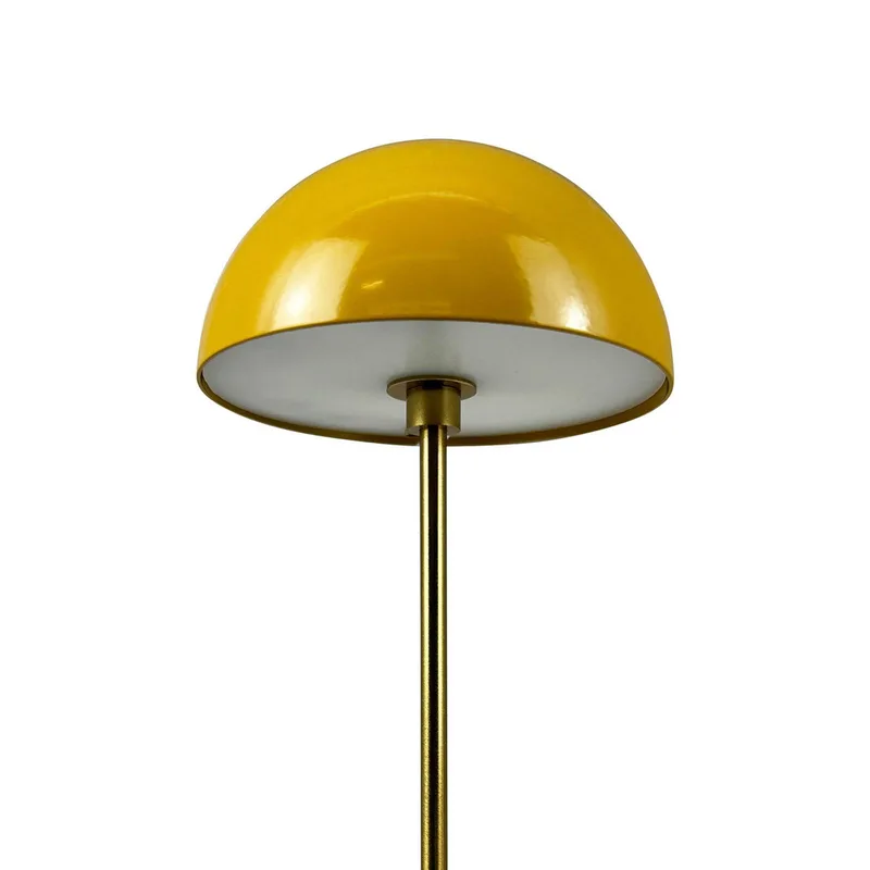 ALONG LED mini tafellamp curry/turquoise – set van 3 de Dyberg Larsen en Curry, Laiton, Turquoise – photo produit 5 sur 5