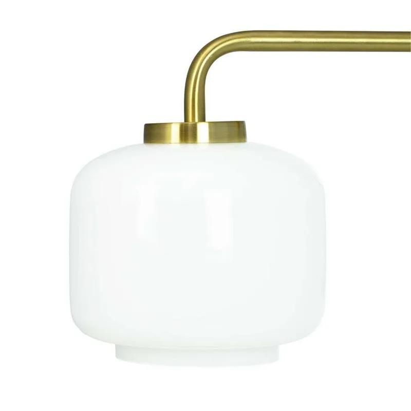Arp 3 kroonluchter, opaal/messing, 3-lamps de Dyberg Larsen – photo produit