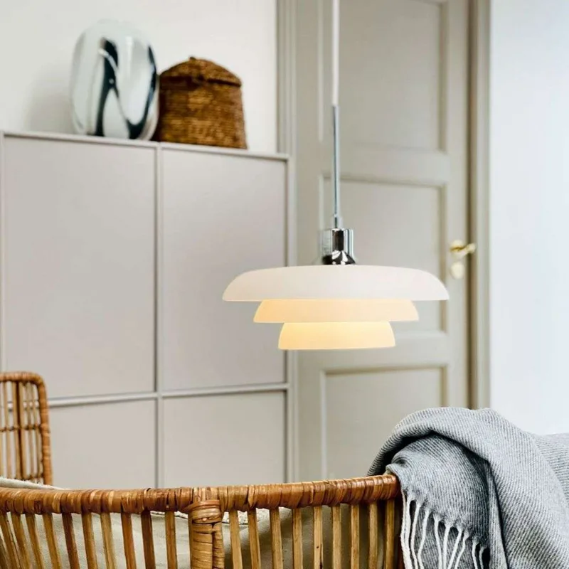 Ava hanglamp, Ø 31 cm, wit, opaalglas de Dyberg Larsen – photo produit