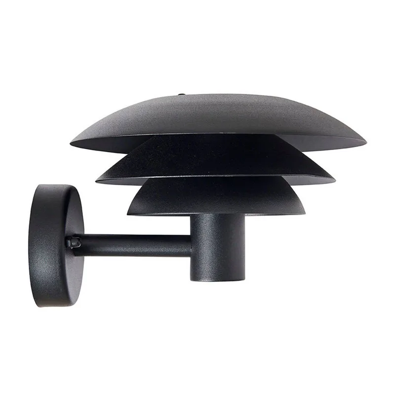 DL20 Applique d'extérieur Noir mat de Dyberg Larsen en Noir – photo produit 1 sur 2