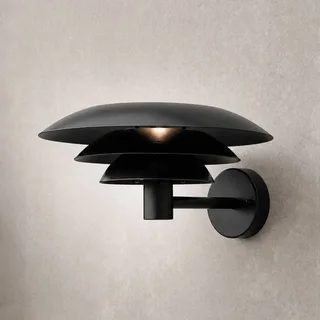 buitenwandlamp DL30, aluminium, Ø 30 cm, G9 de Dyberg Larsen en Noir – photo produit 2 sur 2