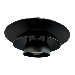 buitenwandlamp Morph, Ø 24 cm, zwart, metaal fra Dyberg Larsen – produktbillede 4 af 4