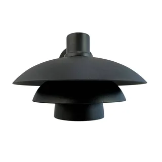 buitenwandlamp Morph, Ø 24 cm, zwart, metaal fra Dyberg Larsen – produktbillede 3 af 4