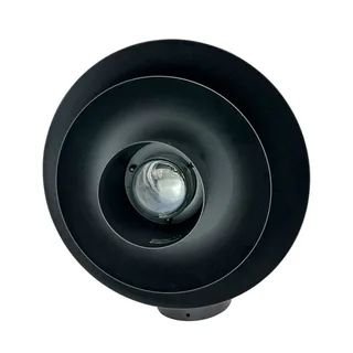 buitenwandlamp Morph, Ø 30 cm, zwart, metaal från Dyberg Larsen – produktbild 4 av 4