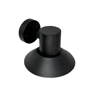 buitenwandlamp Venice, zwart, Ø 20 cm de Dyberg Larsen en Noir, Blanc – photo produit 2 sur 2