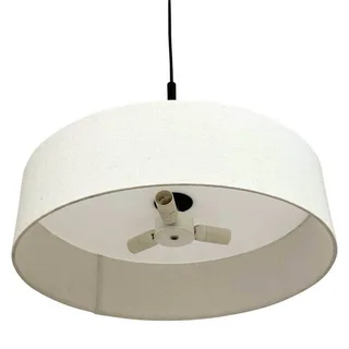 Suspension en métal et tissu noir/blanc de Dyberg Larsen en Naturel, Noir – photo produit 3 sur 5