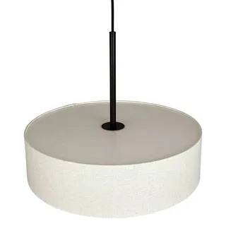 Suspension en métal et tissu noir/blanc de Dyberg Larsen en Naturel, Noir – photo produit 2 sur 5
