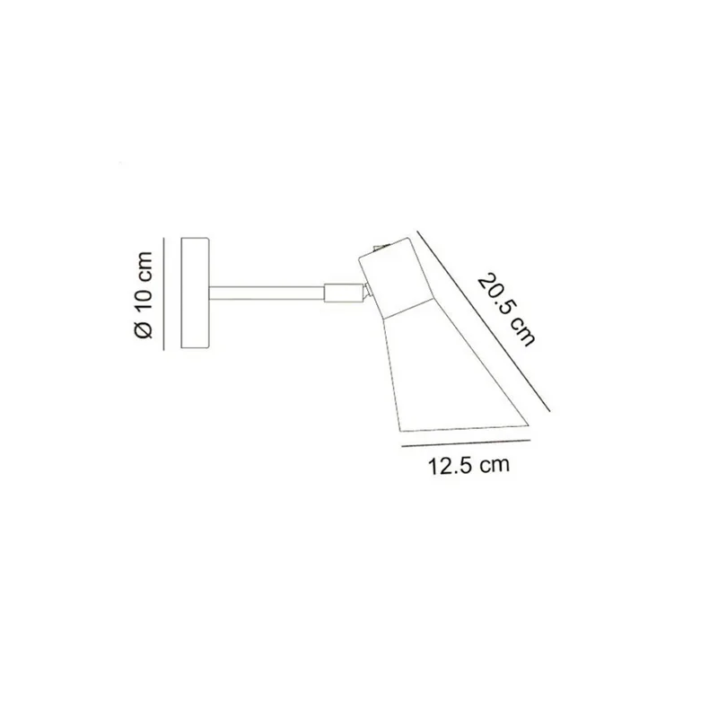 DL12 Applique Murale White de Dyberg Larsen en Blanc – photo produit 5 sur 5