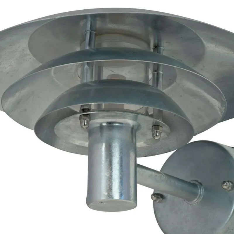 DL25 buitenwandlamp, verzinkt, Ø 25 cm von Dyberg Larsen – Produktfoto