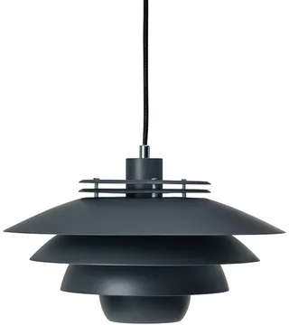 Suspension Ejka, acier, 38 x 20 cm de Dyberg Larsen en Gris foncé – photo produit 1 sur 2
