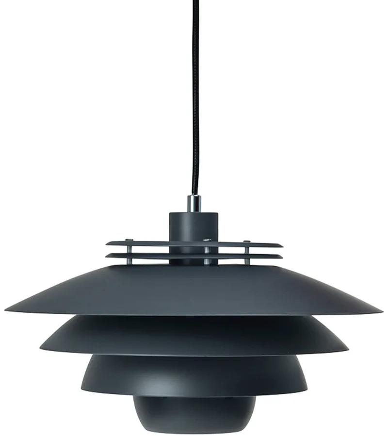 Suspension Ejka, acier, 38 x 20 cm de Dyberg Larsen en Gris foncé – photo produit 1 sur 2