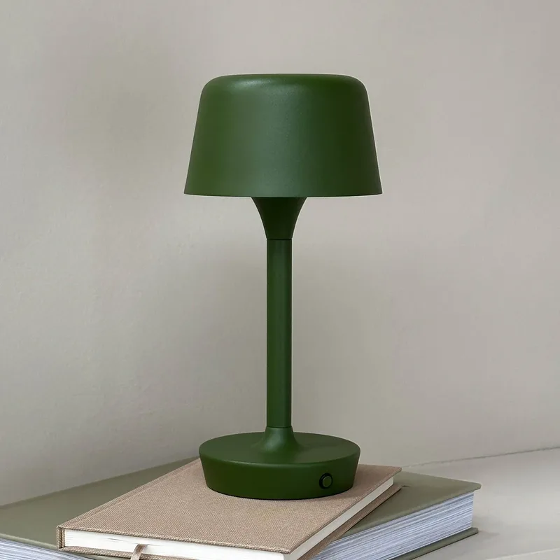 Flow LED tafellamp op batterijen, groen, hoogte 25 cm de Dyberg Larsen – photo produit