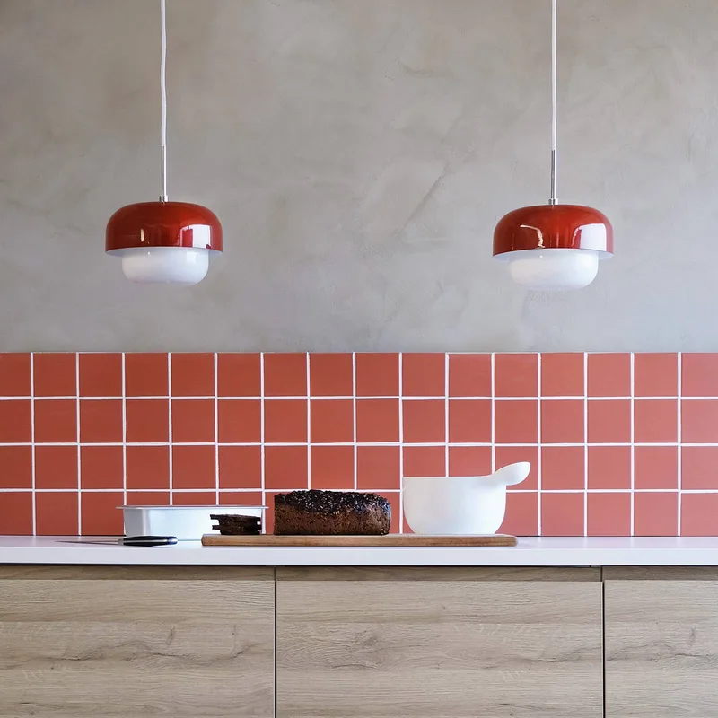Haipot Plafondlamp 23 Cm van Dyberg Larsen in Rood – productfoto 2 van 3