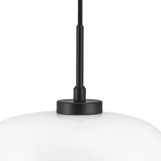hanglamp Arp, wit, glas, Ø 30 cm de Dyberg Larsen en Noir, Blanc – photo produit 3 sur 3