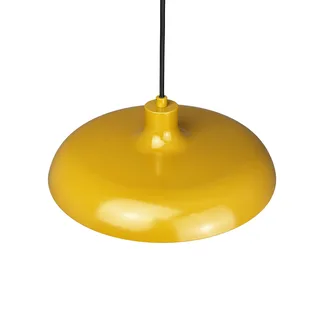 hanglamp Ava, kerriegele, metaal, Ø 31 cm från Dyberg Larsen i Curry – produktbild 4 av 4
