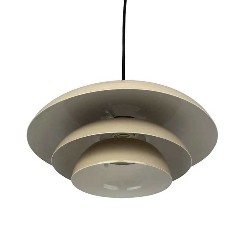 hanglamp Ava, metaal, Ø 31 cm de Dyberg Larsen en Beige – photo produit 3 sur 5
