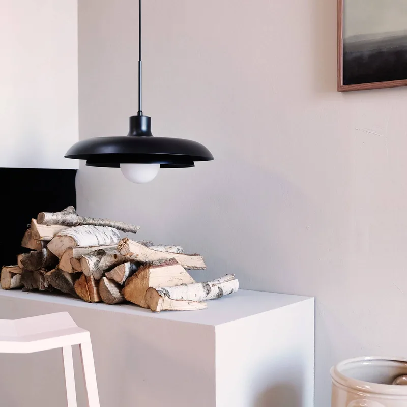 hanglamp Ava, metaal, Ø 44 cm by Dyberg Larsen in Black – product photo 3 of 4